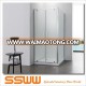 SSWW hot sale pivot shower enclosure with EN12150 safety tempered glass