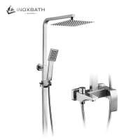 Two Handle Square bathroom vanities Shower Faucet italian shower faucets