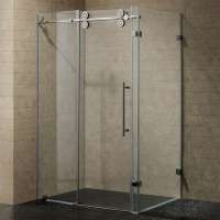 90x90 Small Single Cabin Prefabricated Alloy Modular Slide Glass Door Bathroom Stand Prefab Shower Room