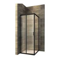 With Frame Black Profile Sliding Shower Room