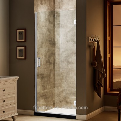 Alcove Single Door Hinges Frameless Shower Door