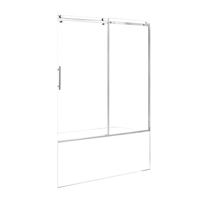 Factory Directly Sale Bathtub Frameless Self Cleaning Tempered Glass Shower Doors